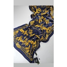 Buscarfs Lacivert Ipek Şal
