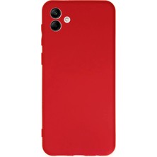 Newface Muratech New  Galaxy A04 Kılıf First Silikon - Kırmızı