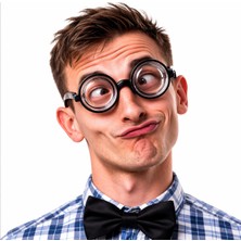 LTG Nova Komik Şişe Altlığı Gözlük - Absürt Şişe Dibi Tabanlı Komik Gözlük