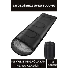 Özbience Sıcak ve Konforlu Çift Katmanlı Polar Uyku Tulumu, Su Geçirmez ve Nefes Alır