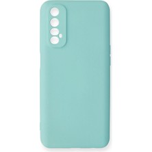 Zayka Mey Ithalat®  Realme 7 Kılıf Nano Içi Kadife Silikon - Turkuaz