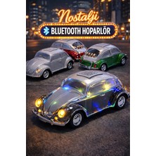 Tech&bello accessories Nostaljik Işıklı Bluetooth Hoparlör | Fm Radyo, Usb, Aux ve Hafıza Kartı Destekli Nostalji 2