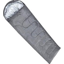 Özbience 190+30CM Gri Uyku Tulumu, 5/15° Sıcaklık, Konforlu ve Hafif Tasarım