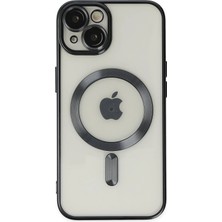 Zayka Mey Ithalat®  iPhone 14 Kılıf Kross Magneticsafe Kapak - Siyah