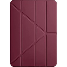 Zayka Mey Ithalat®  Huawei Matepad Pro 12.2 2025 Kalemlikli Mars Tablet Kılıfı - Mürdüm