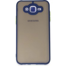 Zayka Mey Ithalat®  Samsung Galaxy J7 Kılıf Montreal Silikon Kapak - Lacivert