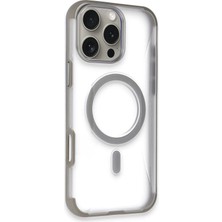 Zayka Mey Ithalat®  iPhone 16 Pro Max Hilton Magsafe Kapak - Titan Gri