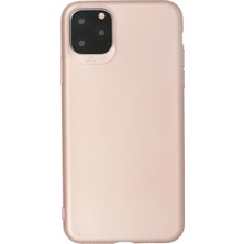 Zayka Mey Ithalat®  iPhone 11 Pro Max Kılıf First Silikon - Rose Gold