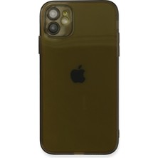 Newface Muratech New Iphone 12 Kılıf Fly Lens Silikon - Siyah