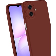 Zayka Mey Ithalat®  Samsung Galaxy A07 4g First Silikon - Bordo