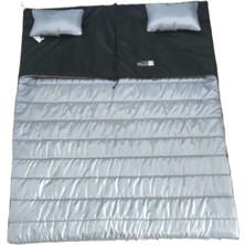 Özbience Yastıklı Çift Kişilik Uyku Tulumu, Fermuarlı, Konforlu ve Rahat Kullanım