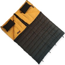 Özbience Elika 350 Plus Haki Çift Kişilik Yastıklı Uyku Tulumu