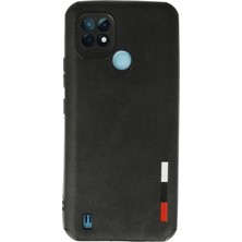 Zayka Mey Ithalat®  Realme C21 Kılıf Loop Deri Silikon - Siyah