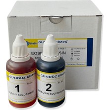 Gündüz Kimya Eosin Nigrosin Sperm Canlılık Test Kiti | Sperm Vitality | 50 ml Set