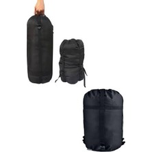 Özbience Portatif Siyah Uyku Tulumu - 10°c’ye Kadar Soğuk Geçirmez