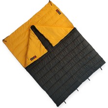 Özbience Era 350 Plus Haki Çift Kişilik Uyku Tulumu, 15°c, Birleşebilir, Konforlu ve Dayanıklı