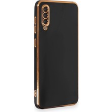 Zayka Mey Ithalat®  Samsung Galaxy A50 Kılıf Volet Silikon - Siyah