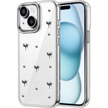 Zayka Mey Ithalat®   iPhone 15 Plus Fiyonk Desenli Kapak - Desen 1