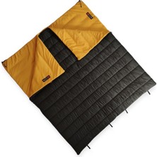 Özbience Hati 350 Plus Haki Çift Kişilik Uyku Tulumu, 15°c, Dayanıklı ve Konforlu