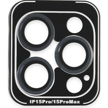 Zayka Mey Ithalat®  iPhone 15 Pro Max Pvd Metal Kamera Lens - Lacivert