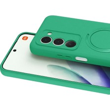 Zayka Mey Ithalat®   Redmi 15 4g Regal Magsafe Standlı Kapak - Yeşil
