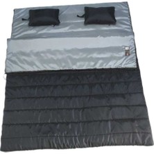 Özbience Yastıklı Çift Kişilik Uyku Tulumu, Lacivert, Konfor ve Sıcaklık Sunar