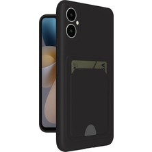 Zayka Mey Ithalat®  Samsung Galaxy A05 Kelvin Kartvizitli Silikon - Siyah
