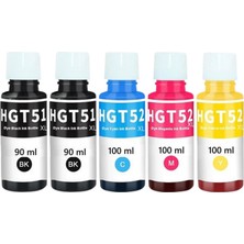 GT51-52XL Muadil Mürekkep Hp Ink Tank 315 (Z4B04A) Yazıcı Uyumlu 90/100 ml 2 Siyahlı