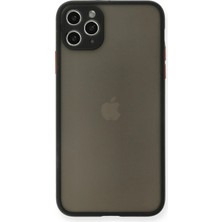Zayka Mey Ithalat®  iPhone 11 Pro Max Kılıf Montreal Silikon Kapak - Siyah