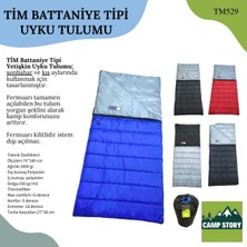 Özbience Rahat ve Sıcak Mavi Uyku Tulumu, Hafif ve Taşınabilir Tasarım