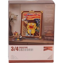 LTG Nova LZ-1288 Ördek Ahşap Boyama 893 Parça Block Oyuncak