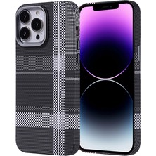 Cavora Iphone 14 Pro Max Magsafe Şarj Özellkli Carbon Fiber Görünümlü Nekst Kapak