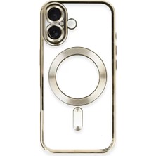 Verto Newface Apple iPhone 16 Kılıf Kross Magneticsafe Kapak - Gold