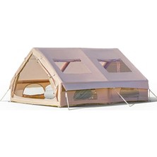 Özbience 12 Kişilik Çok Mevsim Şişme Kamp Çadırı, Su Geçirmez, 210D Oxford Kumaş