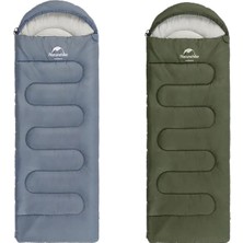 Özbience Y150L Kapüşonlu Pamuklu Uyku Tulumu, Mavi, -6°c, Konforlu ve Rahat Kullanım