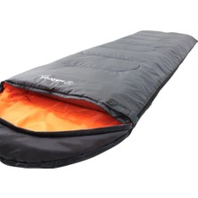 Özbience Yumuşak ve Konforlu Antrasit Uyku Tulumu, 0°c'ye Uygun, Hafif ve Dayanıklı