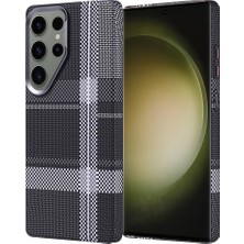Cavora Samsung Galaxy S25 Ultra Magsafe Şarj Özellkli Carbon Fiber Görünümlü Nekst Kapak