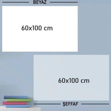 Zayka® Ders Çalışma Yazı Tahtası Manyetik Duvar Stickerı 100X60 cm