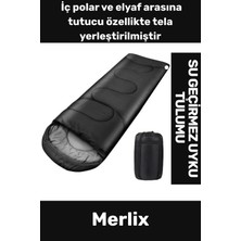Özbience Yüksek Performanslı Nefes Alabilir Su Geçirmez Polar Uyku Tulumu -10°c