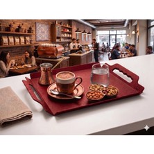 Ecostar Foldinglife 6 Lı (23X19CM)ÇAY-KAHVE-SUNUM Tepsi Seti Fold-6kst-Krm