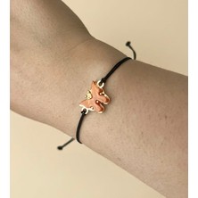 Lumea Mama “lucky Deer Minimal Bileklik – Gold Detaylı Ayarlanabilir Ip Bileklik” 🦋