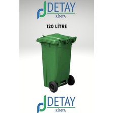 PremiumPort Dayanıklı Plastik Çöp Konteyneri 120 Litre, A Sınıfı, Sağlam ve Kullanışlı