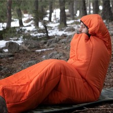 Özbience Turuncu Renkli Rahat Uyku Tulumu, Yüksek Kalite ve Konfor Sağlar