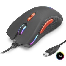 LTG Nova Mouse Optik Ayarlanabilir Dpi USB Rgb - Siyah GM180B/LA