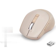 LTG Nova Kablosuz Mouse 600/1600 Dpi - Altın HDX3408P
