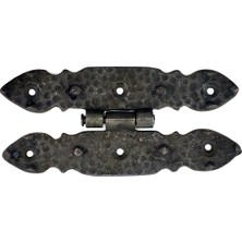 LTG Nova Antika Tarz Dekoratif Pirinç Düğmeli Menteşe - 142X69 Mm, Oksit