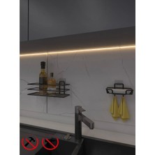 Ikili Kancalı Yapıskanlı Banyo Duzenleyıcı Raf ve Banyo Duzenleyıcı Sabunluk
