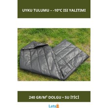 Özbience Nefes Alabilen Su Geçirmez Kaplama Polar Uyku Tulumu 10°c, 210X70CM