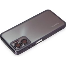 LTG Nova Redmi Note 11E Kılıf Lensli Silikon - Mor