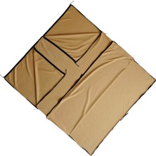 Özbience Çift Kişilik Birleştirilebilir Polar Kamp Uyku Tulumu ve Battaniye Seti